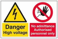 Danger High Voltage Sign